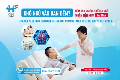 KHÓ NGỦ QUA ĐÊM? - KIỂM TRA NGƯNG THỞ KHI NGỦ THUẬN TIỆN NGAY TẠI NHÀ